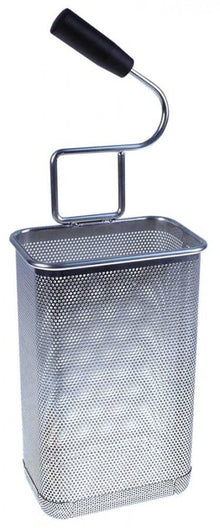 pasta basket L1 170mm W1 115mm H1 265mm stainless steel left
