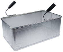 pasta basket H1 200mm W1 290mm L1 490mm size GN 1/1 H2 340mm stainless steel