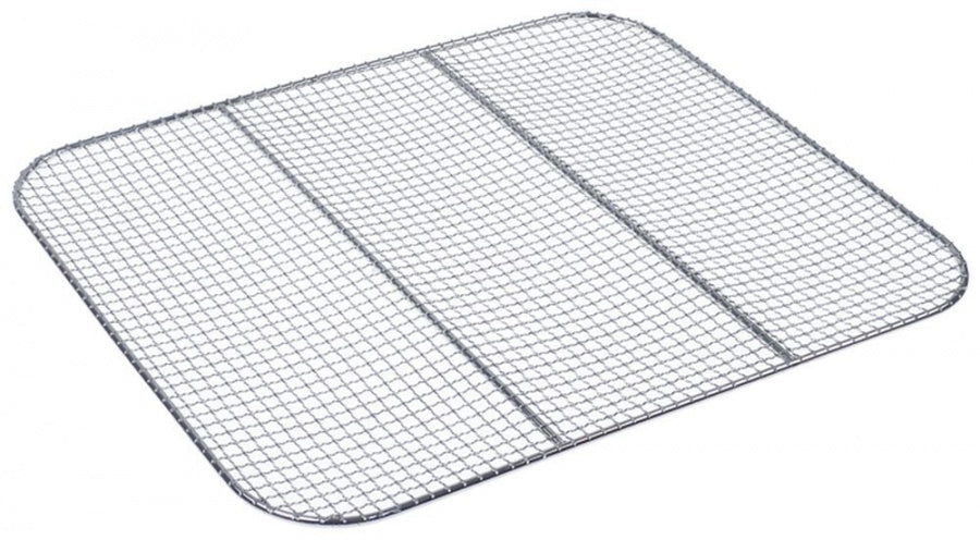 crumb screen L 389mm W 319mm H 5mm chrome-plated steel for fryer