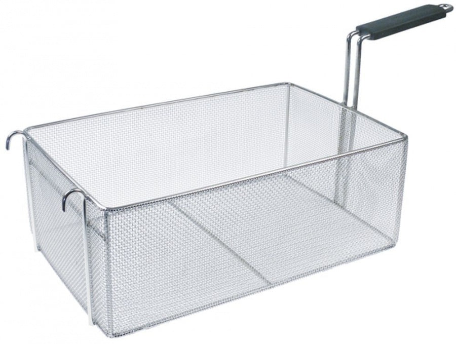 fryer basket W1 235mm L1 370mm H1 140mm chrome-plated steel