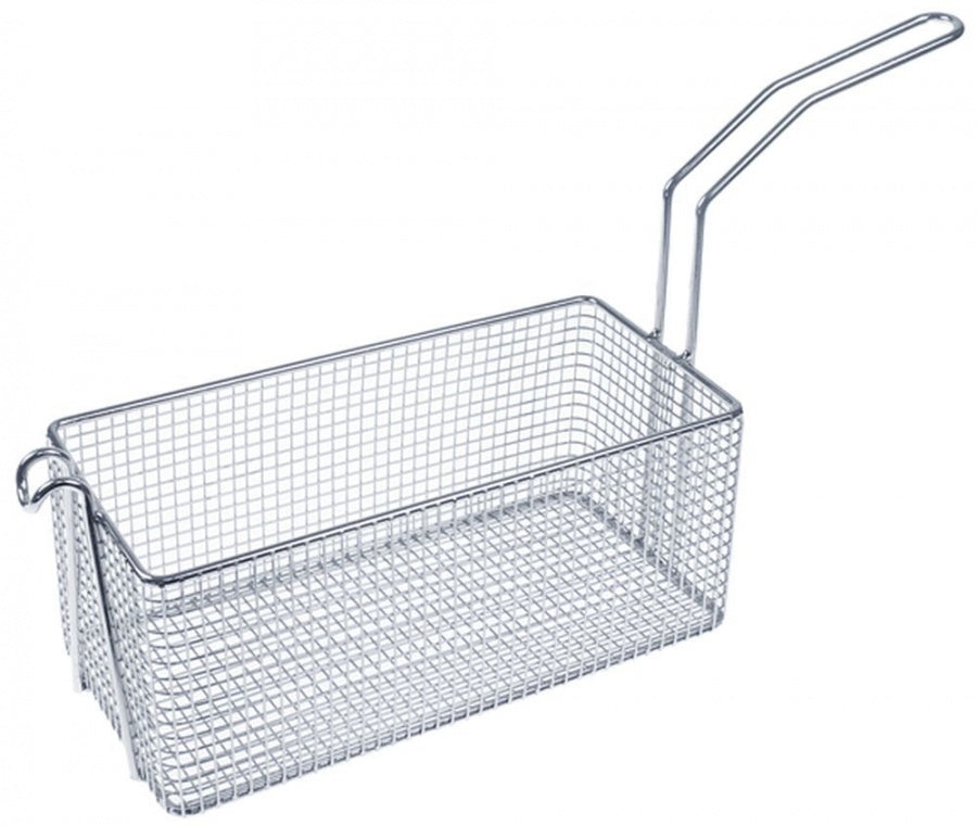 fryer basket W1 135mm L1 285mm H1 120mm chrome-plated steel