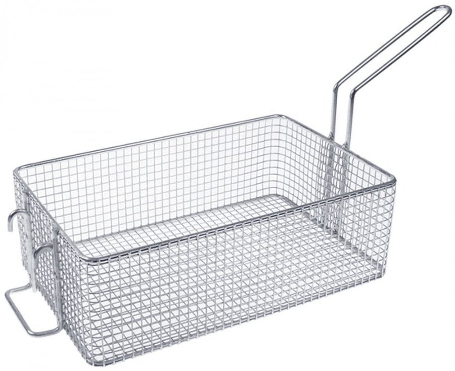 fryer basket W1 190mm L1 300mm H1 100mm steel