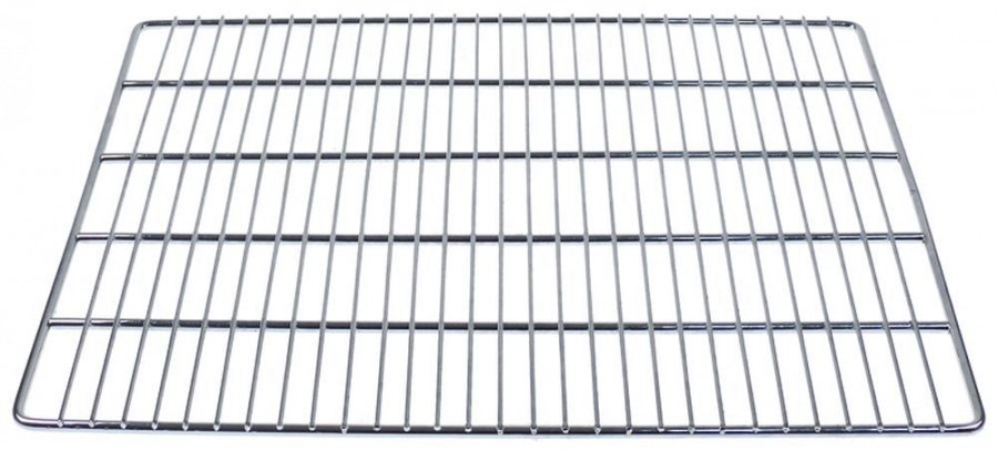 grid shelf W 345mm L 500mm chrome-plated steel wire gauge frame 6mm lengthwise wires gauge 2,5mm
