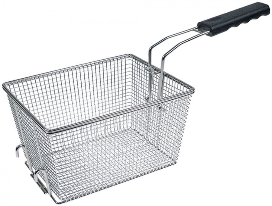 fryer basket W1 190mm L1 240mm H1 145mm L2 445mm H2 170mm H3 280mm chrome-plated steel plastic