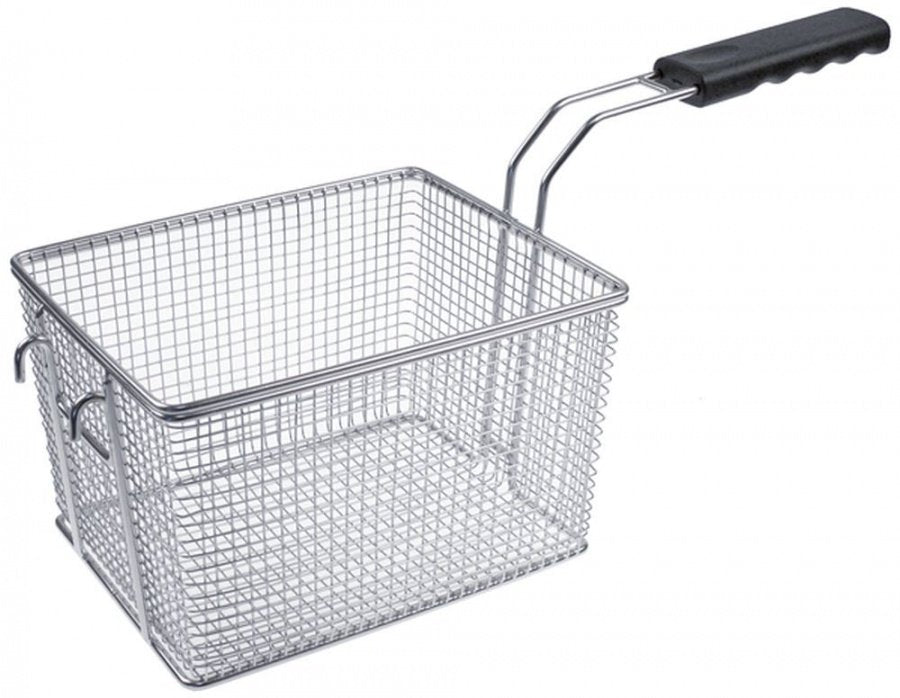 fryer basket W1 192mm L1 230mm H1 142mm L2 460mm H2 195mm H3 230mm stainless steel