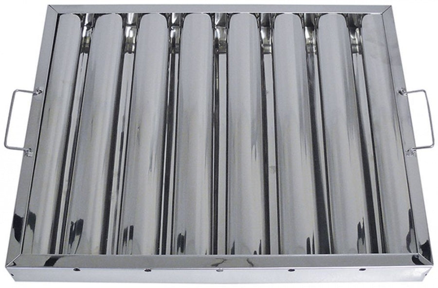 flame guard filter W 395mm H 495mm thickness 48mm size inch 16x20x2" AISI 304