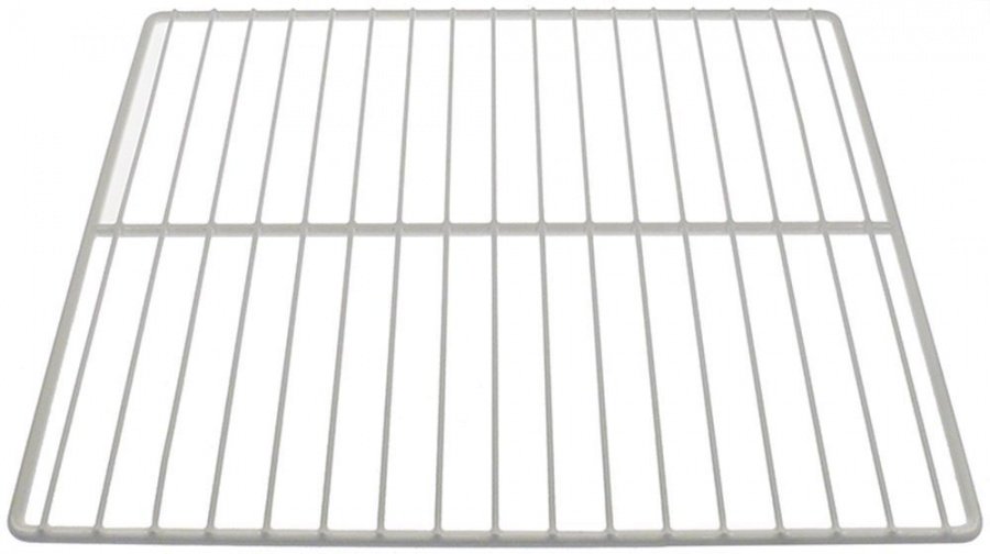 grid shelf W 525 mm L 470 mm plastic-coated steel white
