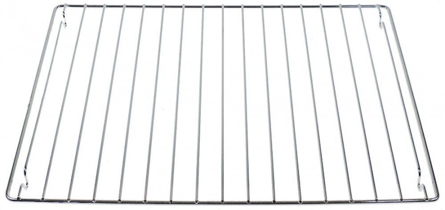 grătar L 340mm A 455mm Î 20mm oțel cromat grosime fire cadru 5mm