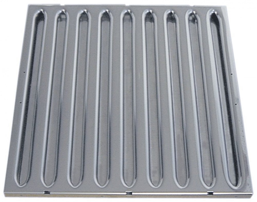 filtru hota labirint anti flacara pentru hota de aburi L 400mm Î 400mm grosime 20mm