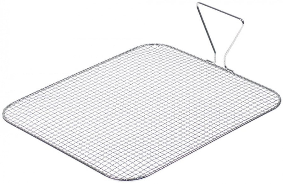 grilaj de fund L 332mm L 297mm Î 100mm oțel cromat pentru grătar