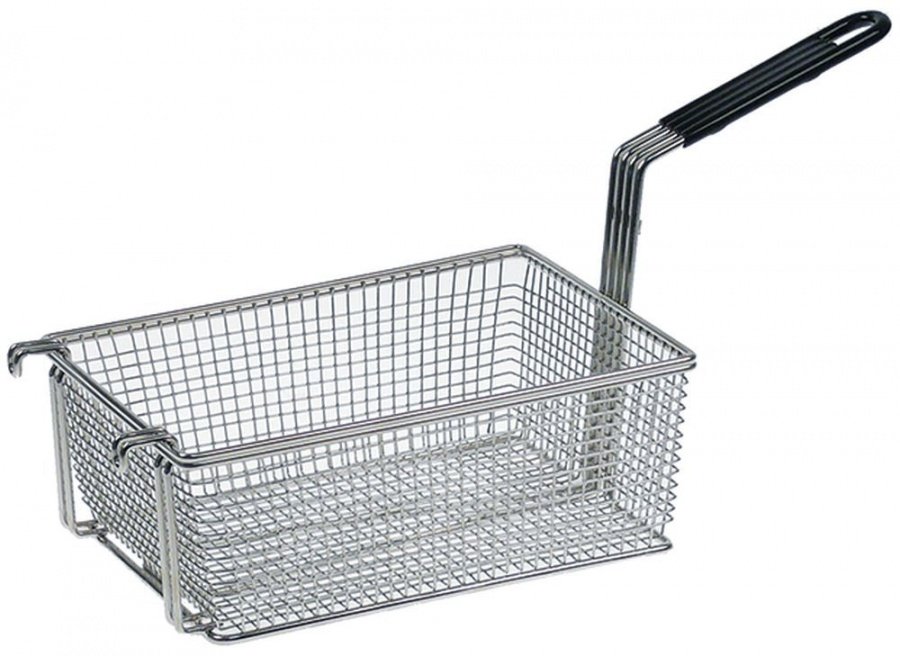 cos friteuza L1 200mm L1 260mm Î1 100mm L2 415mm Î2 167mm Î3 218mm oțel cromat cauciuc cu suport