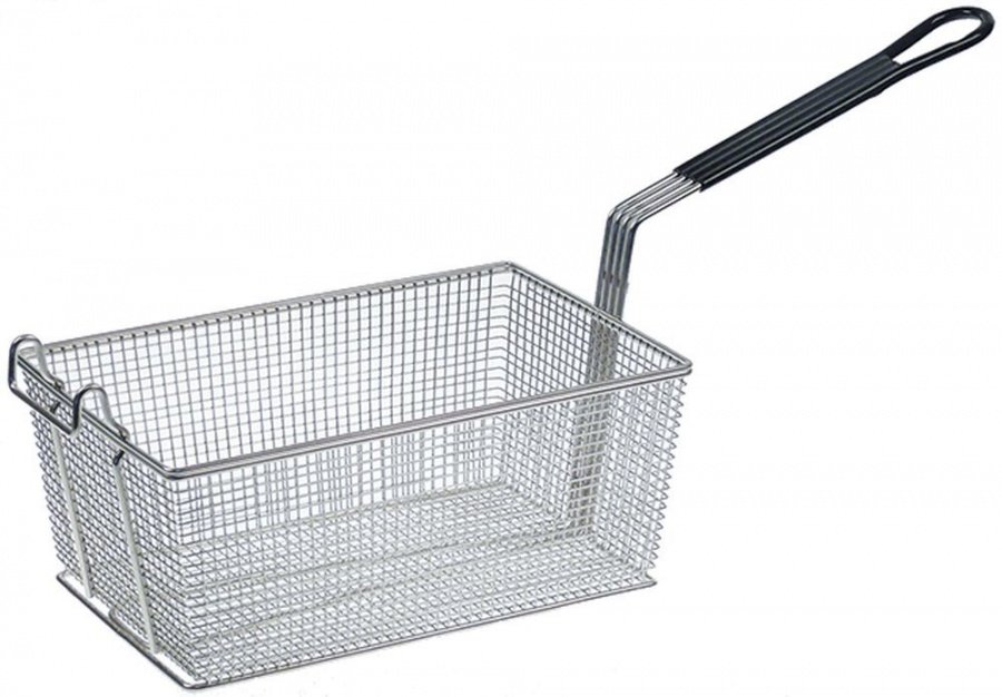 cos friteuza L1 220mm L1 340mm Î1 145mm L2 615mm Î2 200mm Î3 297mm oțel cromat cauciuc cu suport