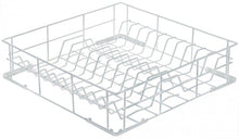 Cos 500 x 500 mm, H 130 mm, pentru 20 farfurii ø 240 mm, metal plastifiat - 971043