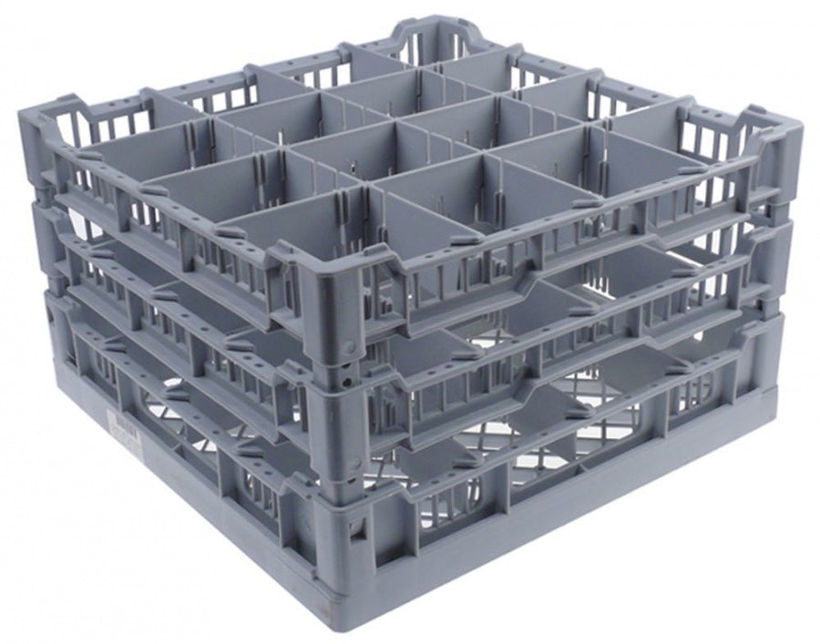 glass basket L 396mm W 396mm number of glasses 16 H 230mm usable height 215mm