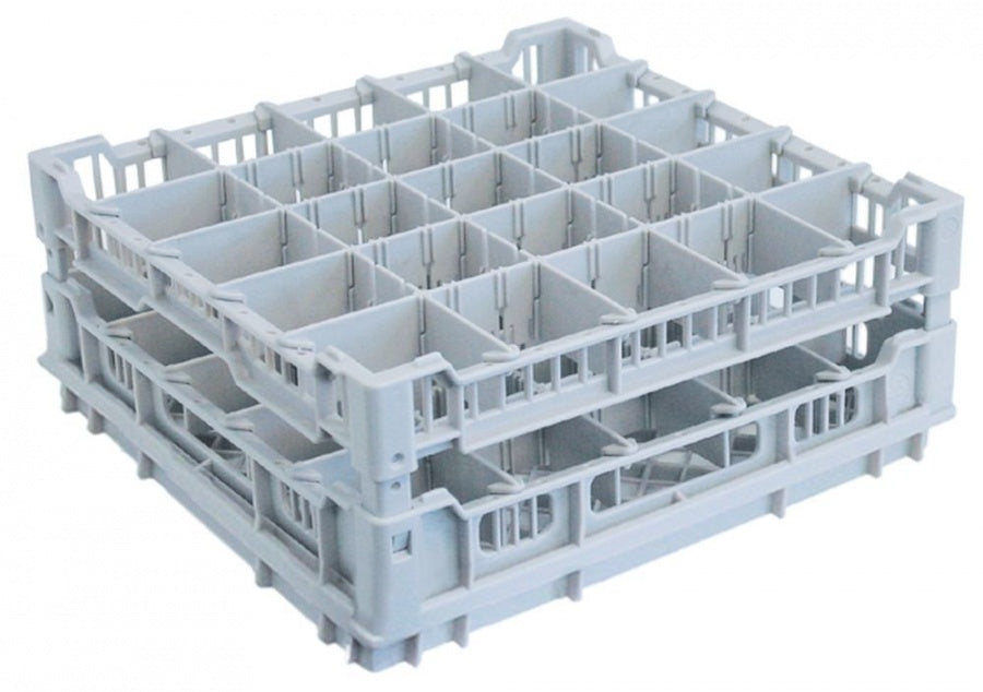 glass basket L 395mm W 395mm number of glasses 25 H 185mm usable height 180mm