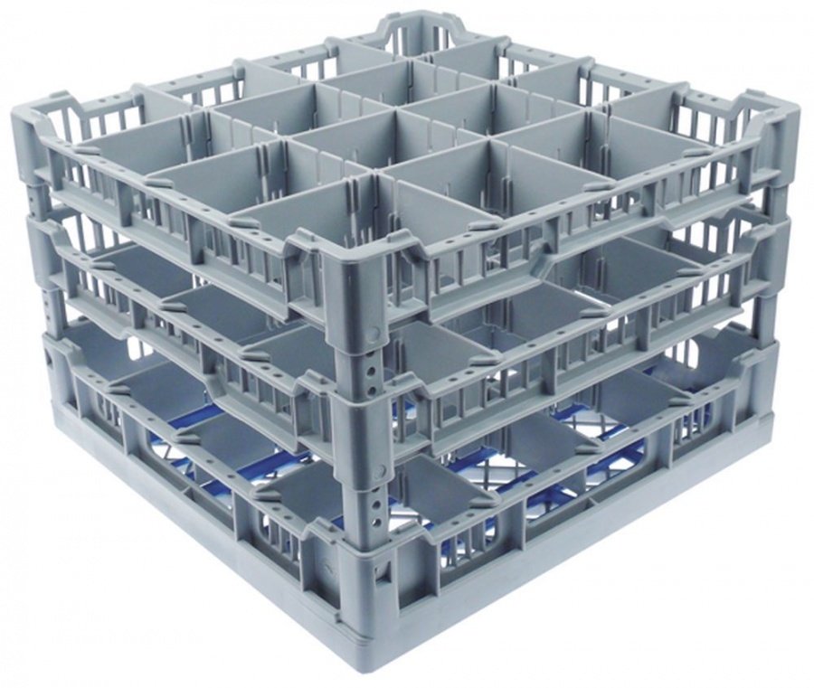 glass basket L 396mm W 396mm number of glasses 16 H 270mm usable height 230mm