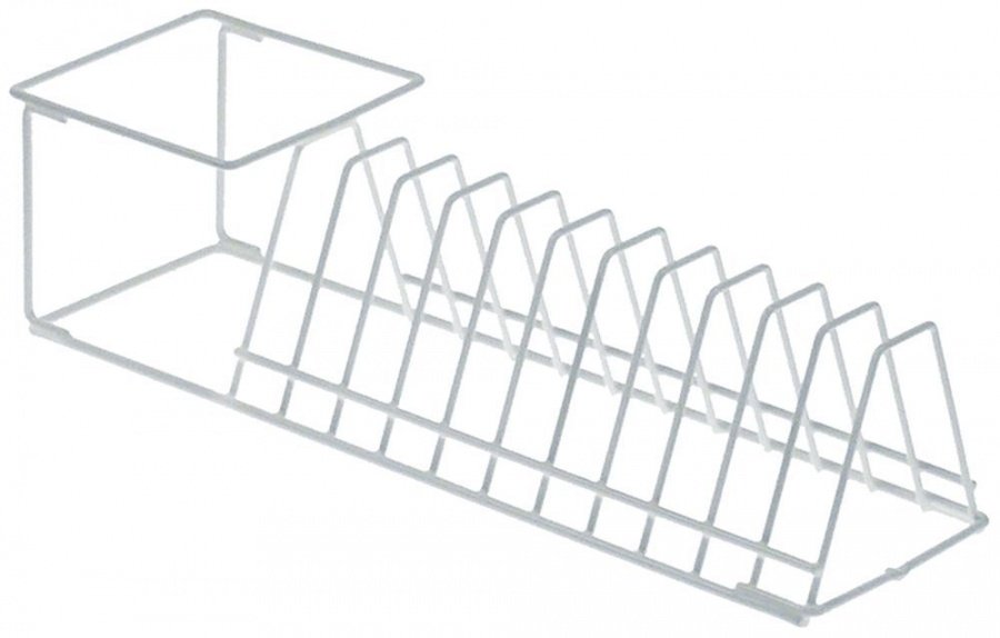 Insertie suport farfurii si cos tacamuri 315 x 95 mm, pentru 11 farfurii - 971115