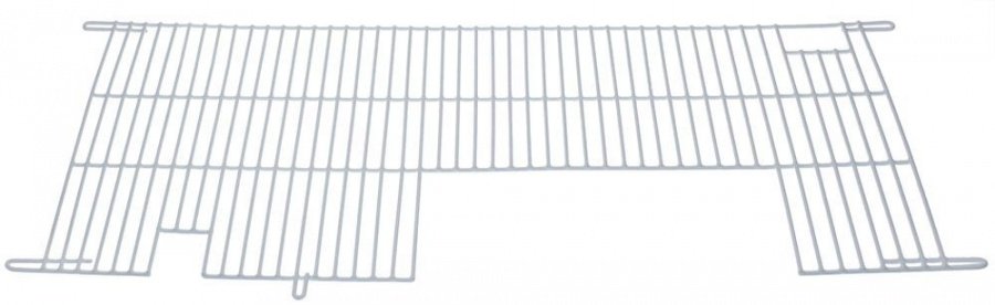chargrill grid W 693 mm L 303 mm H 6 mm plastic-coated steel lengthwise wires gauge 4 mm