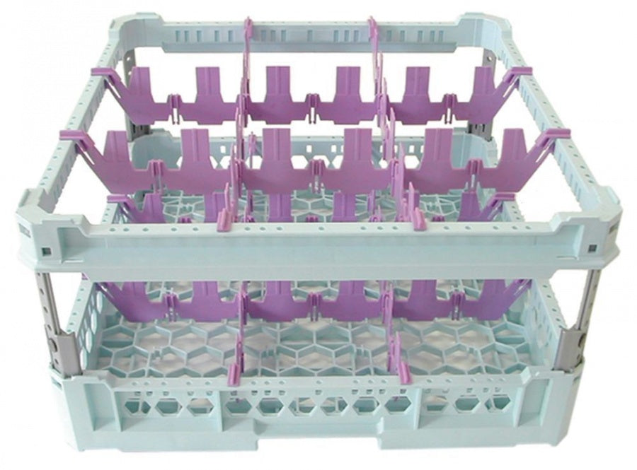 glass basket GASTROTOP L 500mm W 500mm number of glasses 9 H 186-250mm