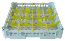 glass basket GASTROTOP L 500mm W 500mm number of glasses 16 H 100mm usable height 75mm