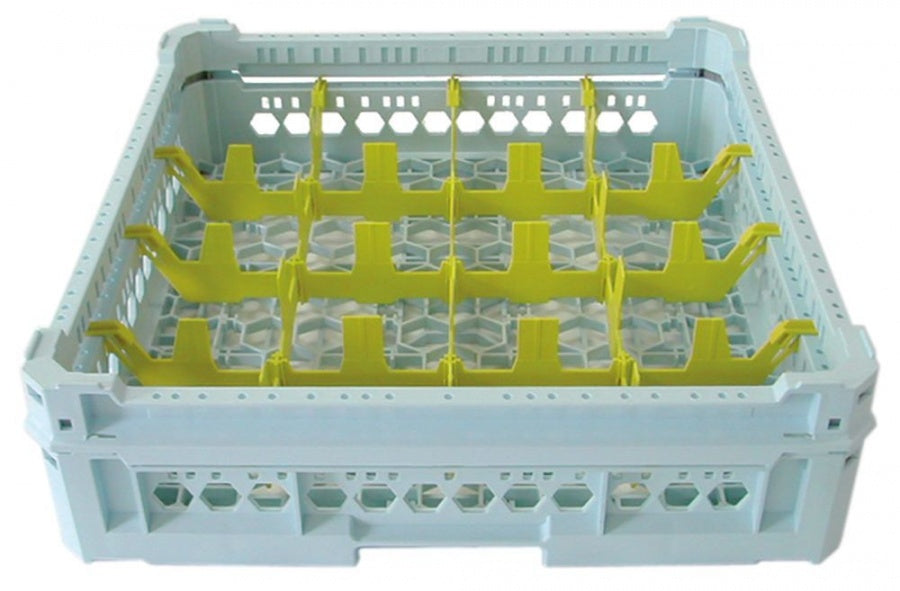 glass basket GASTROTOP L 500mm W 500mm number of glasses 16 H 150mm usable height 115mm