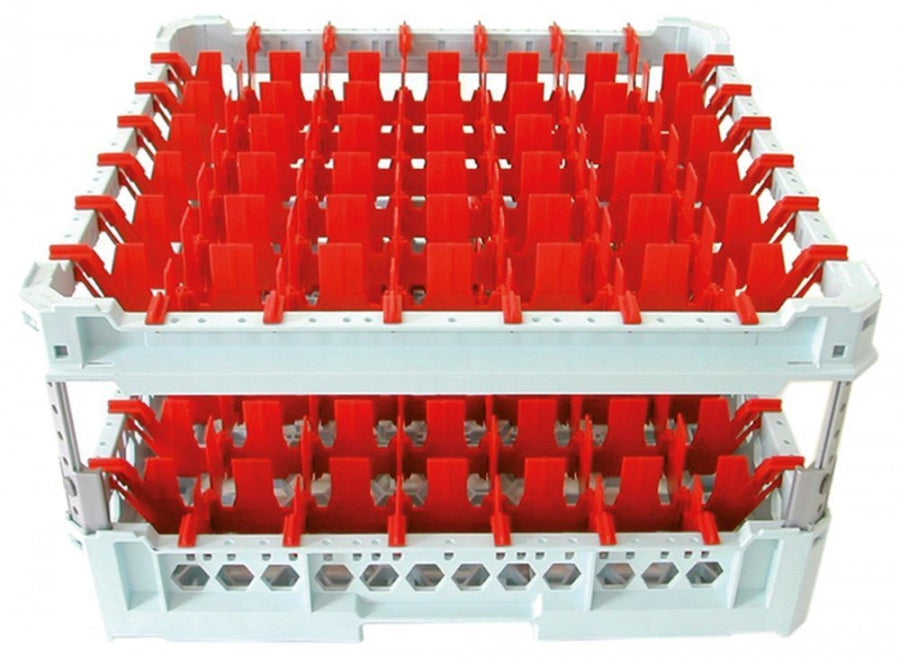 glass basket GASTROTOP L 500mm W 500mm number of glasses 49 H 186-250mm