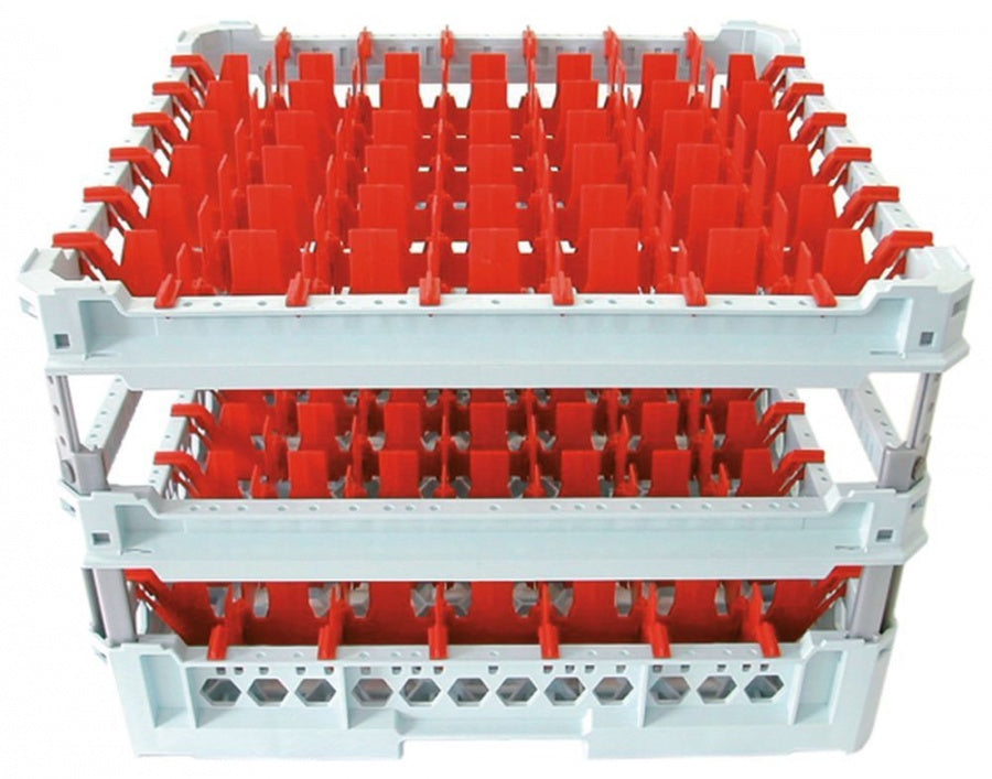glass basket GASTROTOP L 500mm W 500mm number of glasses 49 H 251-340mm