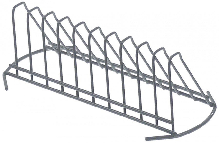 Suport pentru 10 farfurii L 335x95 mm, H 105 mm din otel plastifiat - 976005