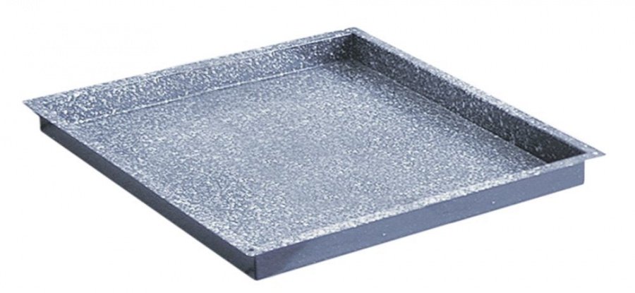 Tava gastronom GN 2/1, 530 x 650 mm, H 40 mm, din otel emailat - 993003
