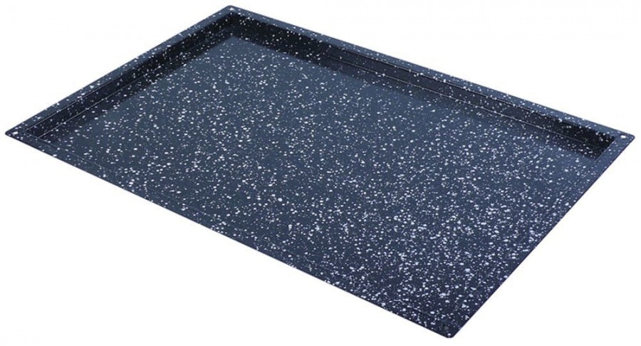 Tava EN1, 400 x 600 mm, H 20 mm, otel emailat - 993012