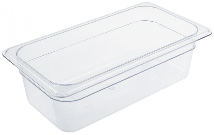 GN container size GN 1/3 D 100mm polycarbonate