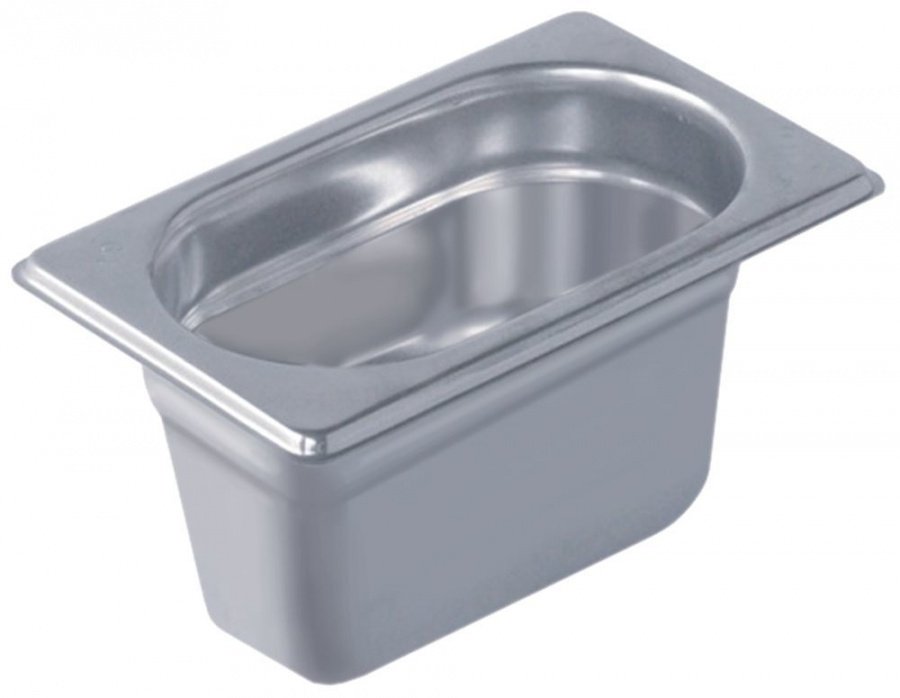 GN container size GN 1/9 D 100mm SS 18/10