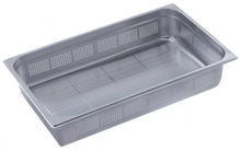 GN container size GN 1/1 perforated D 100mm SS 18/10