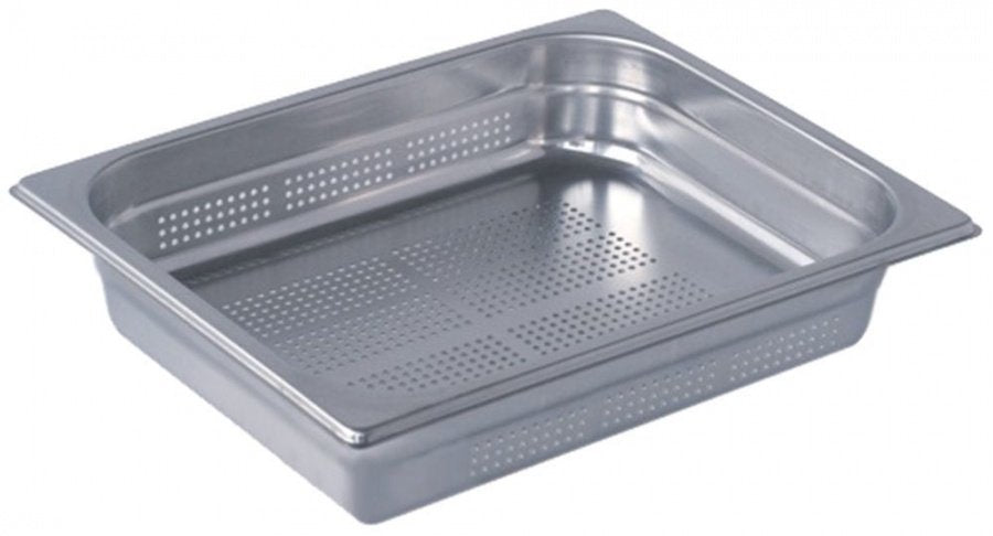 GN container size GN 1/2 perforated D 65mm SS 18/10