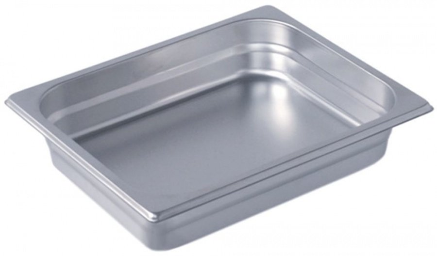 GN container size GN 1/2 with sandwich base D 65 mm SS 18/10