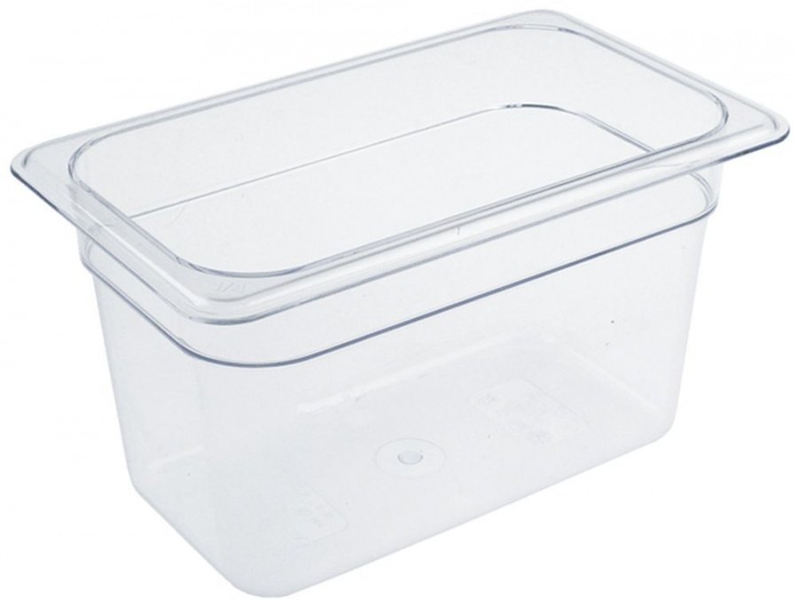 GN container size GN 1/4 D 150mm polycarbonate