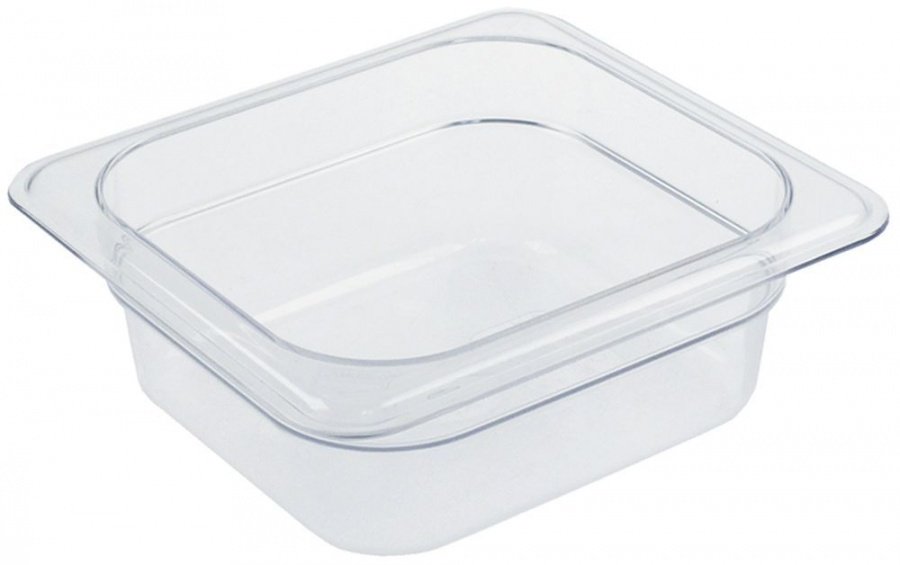 GN container size GN 1/6 D 65mm polycarbonate