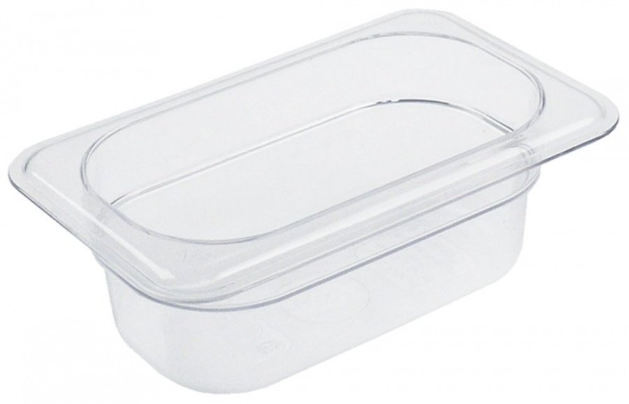 GN container size GN 1/9 D 65mm polycarbonate