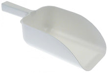 Lingura tip lopata, lungime L 350 mm, latime 155 mm, inaltime H 90 mm, din plastic alb - 993278