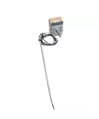 Termostat monofazic 60-215°C, t.max. 215°C, 16A, fir capilar 840mm, sonda ø 4x180mm - AS138080