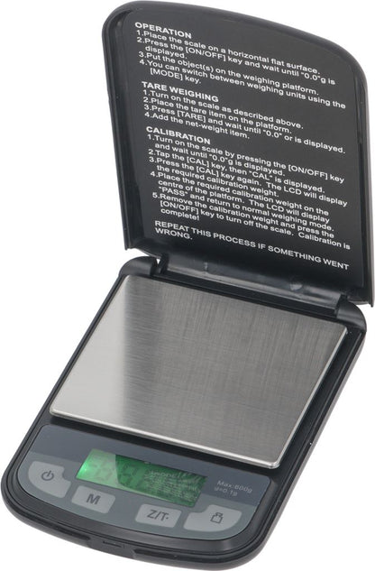 Cantar digital Barista tool 0.1-600 g, precizie 0,1 g, cu display luminat - F802081