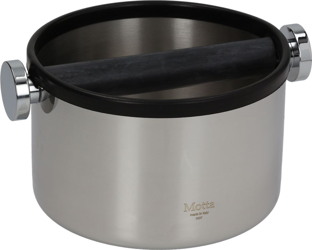 Knock Box pentru zat cafea, diametru ext. ø 170mm, inaltime  110mm, pentru batut portafiltru de zat cafea - din Inox 18/10 - 08250
