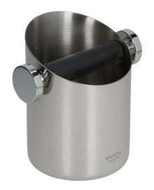 Knock Box pentru zat cafea ø 110 mm, H 150 mm, pentru batut portfiltru de zat cafea - din Inox 18/10 - Motta 07750