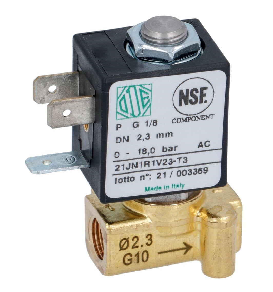 Electrovalva ODE cu 2 cai 1/8", 24VDC, DN 2,3mm, -10°C+140°C, ODE 21JN1R1V23-T3+...