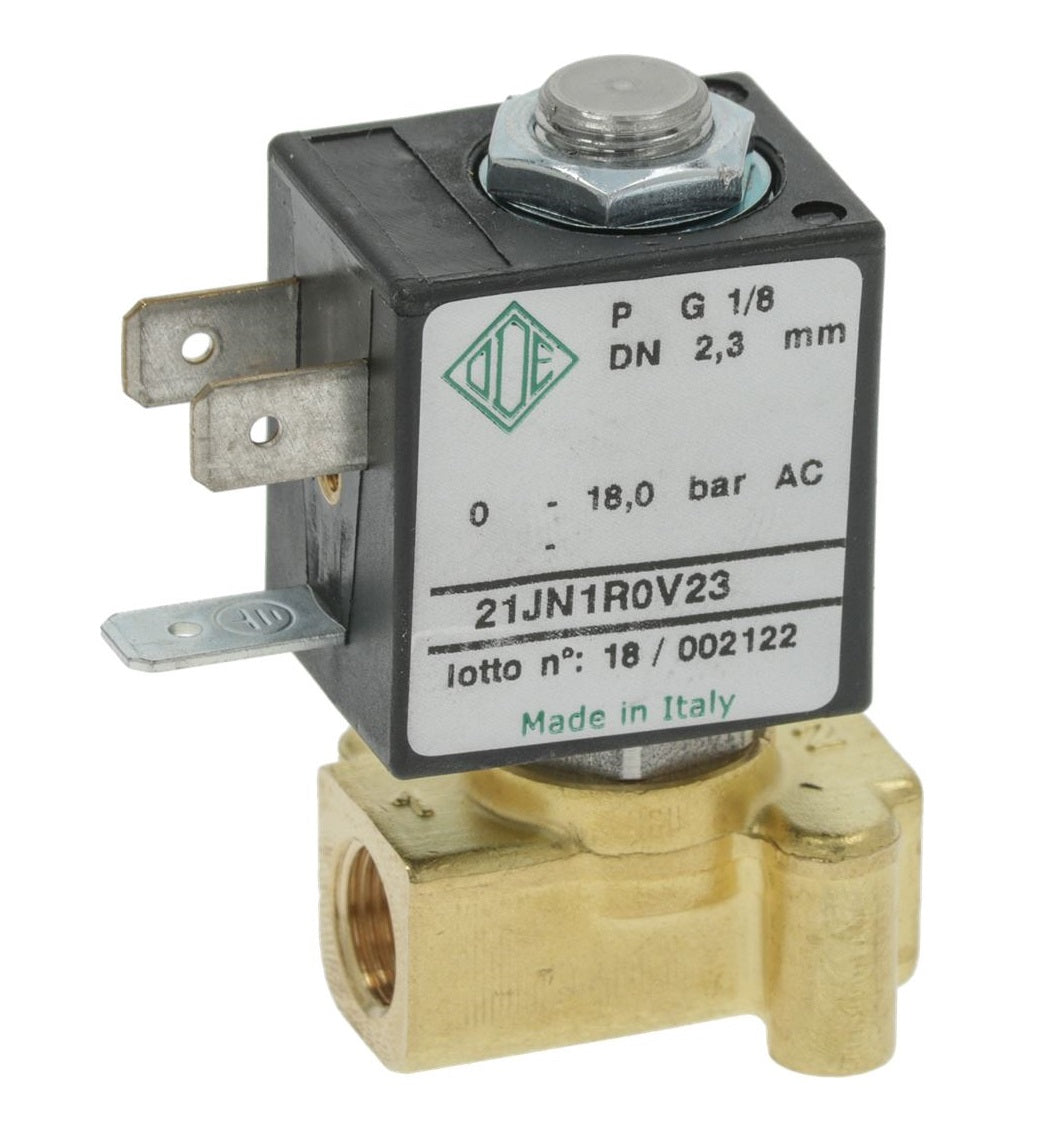 Electrovalva ODE cu 2 cai ø 1/8", 220V, 5W, DN 2,3mm, -10°C+140°C, bobina LBV05220BU, ODE 21JN1R0V23, 21JN1R0V23+..