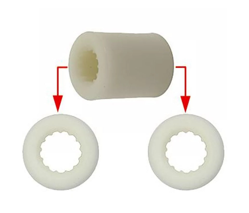 Cuplaj ax pompa, ext ø 20mm, int ø 11mm, L 25mm, cu 13 dinti, pentru pompa de presiune expresor