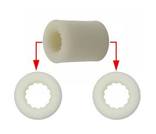 Cuplaj ax pompa, ext ø 20mm, int ø 11mm, L 25mm, cu 13 dinti, pentru pompa de presiune expresor