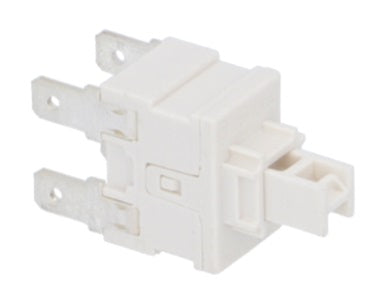 Intrerupator buton 2NO, 250V, 16A, conectori 6.3mm, montare 19x13mm