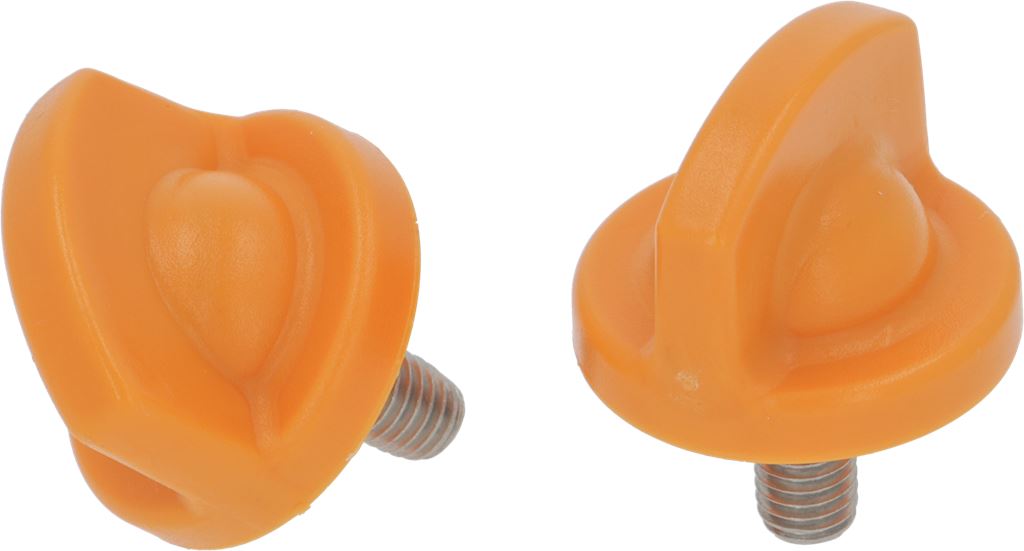 Suruburi cu cap de plastic portocaliu ZUMEX, 2 buc - 200.3306.001