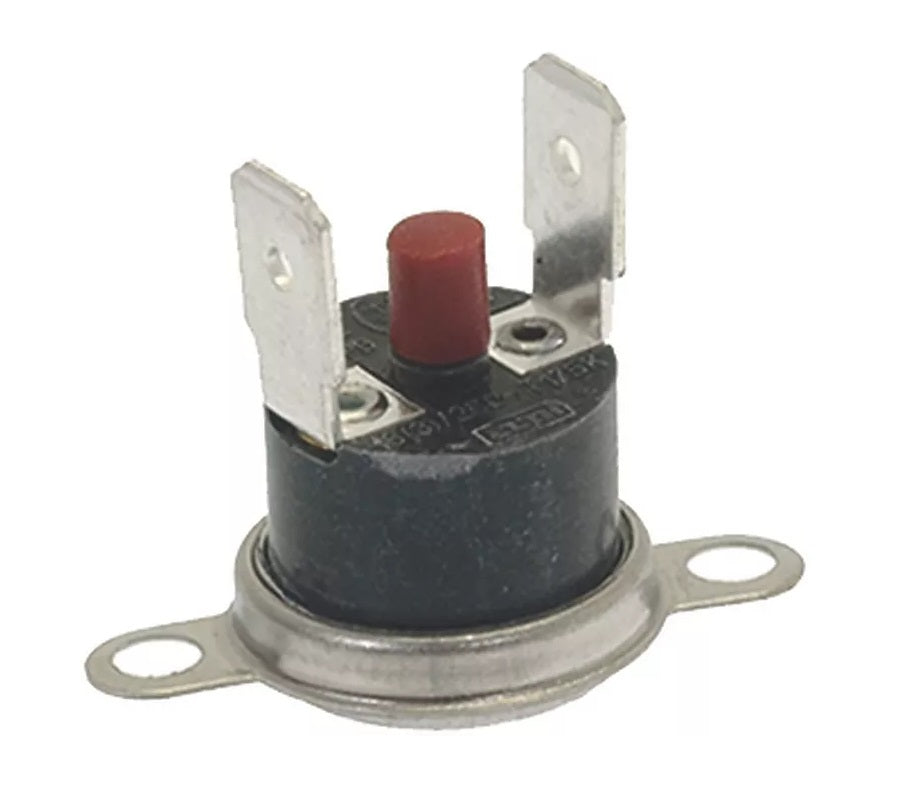 Termostat de siguranta cu bimetal 90°C, contact NC 16A, 250V, cu rearmare manuala